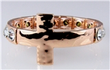 4030909 Brilliant Sparkling Rhinestone Cross Stretch Bracelet Christian Fashion