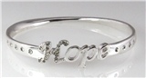 4030922 Hope Bangle Bracelet Inspirational Christian Faith Trust