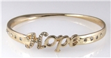 4030923 Hope Bangle Bracelet Inspirational Christian Faith Trust