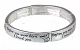 4030947 Maureen Hawkins Poem Stretch Bracelet Before You Were Born