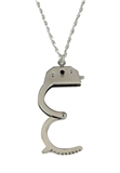 4030982 Unshackled Handcuff Necklace Prison Ministries Set Free Hand Cuff Captive Clean and Sober
