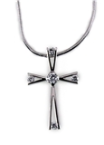 4031004 CZ Cross Necklace Christian Fashion High Quality Religious Inspirational