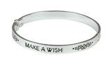 4031027 MAKE A WISH Hinged Bracelet Bangle Encouragement Celebration Gift