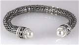 4031068 Braided Metal Fashion Bracelet Coil Form Fitting Bendable Wrap