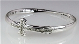 4031134 Christian Twisted Solid Bangle Stackable Prayer Verse Religious Bible