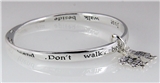 4031149 Friendship Christian Gift Prayer Blessing Twisted Solid Bangle Stacka...