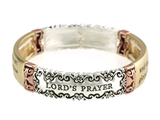 4031154 Lord's Prayer Stretch Bracelet Our Father Give Us This Day Our Daily Bread Christian Religious Biblical