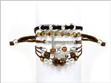 4031185 Christian Cross Beaded Wrap Style Bracelet Religious Fashion Jesus Sc...