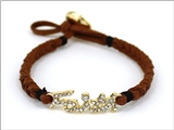 4031188 Faith Braided Leather Cord Style Bracelet Religious Fashion Jesus Scr...