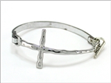 4031197 Cross Leather Strap Style Bracelet Religious Fashion Jesus Scripture ...