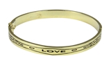 4031224 LOVE Hinged Bracelet Bangle Wife Fiance' Girlfriend Gift Sweetheart