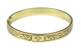 4031228Christian Cross Hinged Bangle Bracelet Religious Ministry Gift