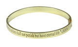 4031233 John 3:16 For God So Loved The World Hinged Bangle Bracelet Gift