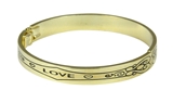 4031235 Love Hinged Bangle Bracelet Sweetheart Gift Partner Wife Bride Fiance'