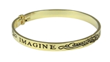 4031237 Imagine Hinged Bangle Bracelet Creative Visualize and Envision Gift