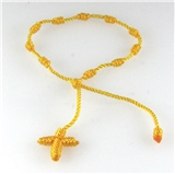 4031271 Set of 3 Yellow Decenario Pulseras Knotted Thread Cross Bracelet Hip Hop Kanye...