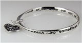 4031284 Grandma Tribute Prayer Twisted Bangle Bracelet Christian Gift Grandmo...