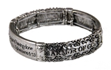 4031344 Ephesians 6:13 Armor of God Stretch Bracelet Stand Firm Against The Evil One Scripture Bible Verse