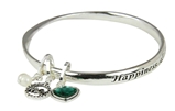 4031402 May Birthday Bangle Bracelet Present Gift Charms Gift Box