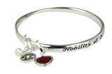 4031404 July Birthday Bangle Bracelet Present Gift Charms Gift Box