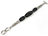 4031418 St Francis Prayer Combination Chain & Leather Bracelet Instrument of ...