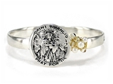 4031440 St Francis Prayer of Assisi Bangle Bracelet Instrument of Peace Saint