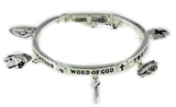 4031441 Armor of God Charm Bracelet Stretch Christian Scripture Word of God