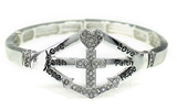 4031452 Faith Hope Love Anchor Stretch Bracelet Christian Religious Scripture