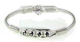 4031456 Love Wire Wrap Bracelet with Charm Inspirational Faith Christian
