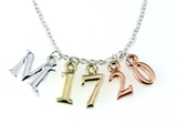 4031463 Matthew 17:20 Initials Necklace Scripture Verse Mustard Seed Monogram...