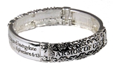 4031485 Ephesians 6:13 Armor of God Stretch Bracelet Stand Firm Against The Evil One Scripture Bible Verse