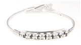 4031539 Believe Wire Wrap Bracelet Cross Scripture Encouragement Hope