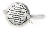 4031541 Serenity Prayer Bracelet Strength Courage Hope AA ALNON 12 Step God G...