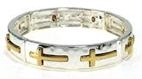 4031545 Cross Stretch Bracelet Christian Fashion Religious