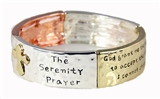 4031546 Serenity Prayer Bracelet Strength Courage Hope AA ALNON 12 Step God G...