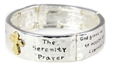 4031547 Serenity Prayer Bracelet Strength Courage Hope AA ALNON 12 Step God G...