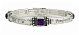 4031657 God First Family Second Career Third MK Stretch Bracelet Mary Consultant Director Award Gift Kay