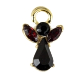 6030003 African American January Birthstone Angel lapel Pin Guardian Angel