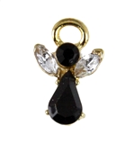 6030004 African American April Birthstone Angel lapel Pin Guardian Angel