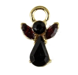 6030007 African American July Birthstone Angel lapel Pin Guardian Angel