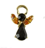 6030011 African American November Birthstone Angel lapel Pin Guardian Angel 