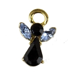 6030012 African American December Birthstone Angel lapel Pin Guardian Angel 