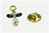 6030062 May Crystal Birthstone Angel Pin Guardian Lapel Brooch Tie Tack
