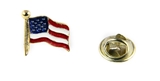 6030081 American US Flag Lapel Pin Made in USA United States Flag Red White B...