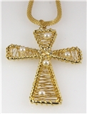6030101 Christian Cross Necklace Religious Jewelry Pendant