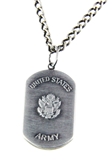 6030151 US United States Army Necklace Medallion Armed Services Army of One 1...