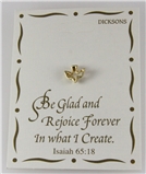 6030167 Holy Spirit Descending Dove Lapel Pin Brooch Tie Tack Christian Jewelry