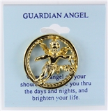 6030172 Guardian Angel Lapel Pin Tie Tack Brooch Michael Archangel Protector