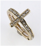 6030200 Christian Cross Stretch Ring Religious Bible Verse Jesus