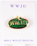 6030227 WWJD What Would Jesus Do Lapel Pin Brooch Tie Tack